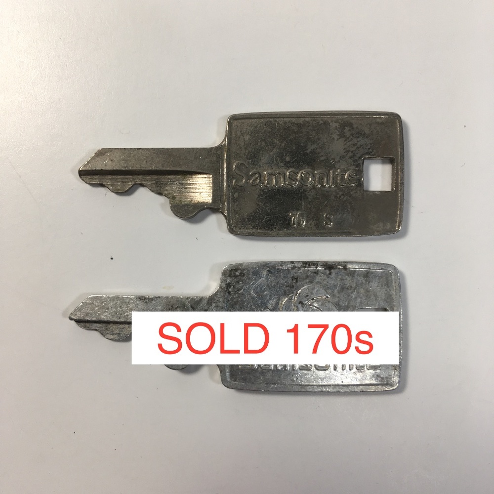 Vintage Samsonite Luggage Key No. 70 S